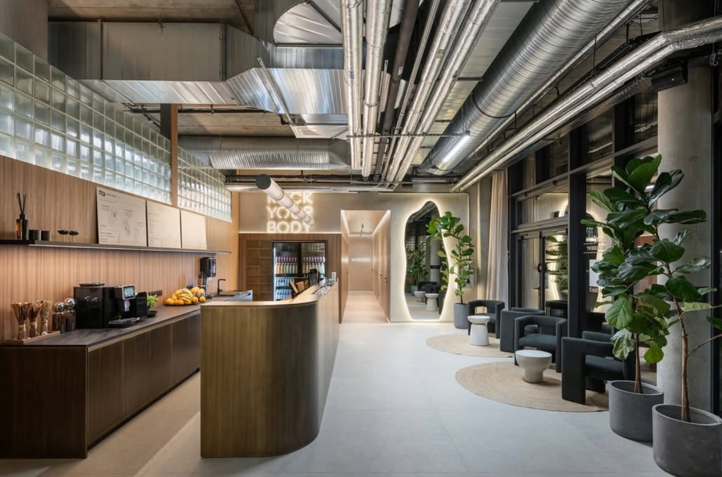 Fitnie Academy – custom furniture, photo 1 – Estubos Baldai