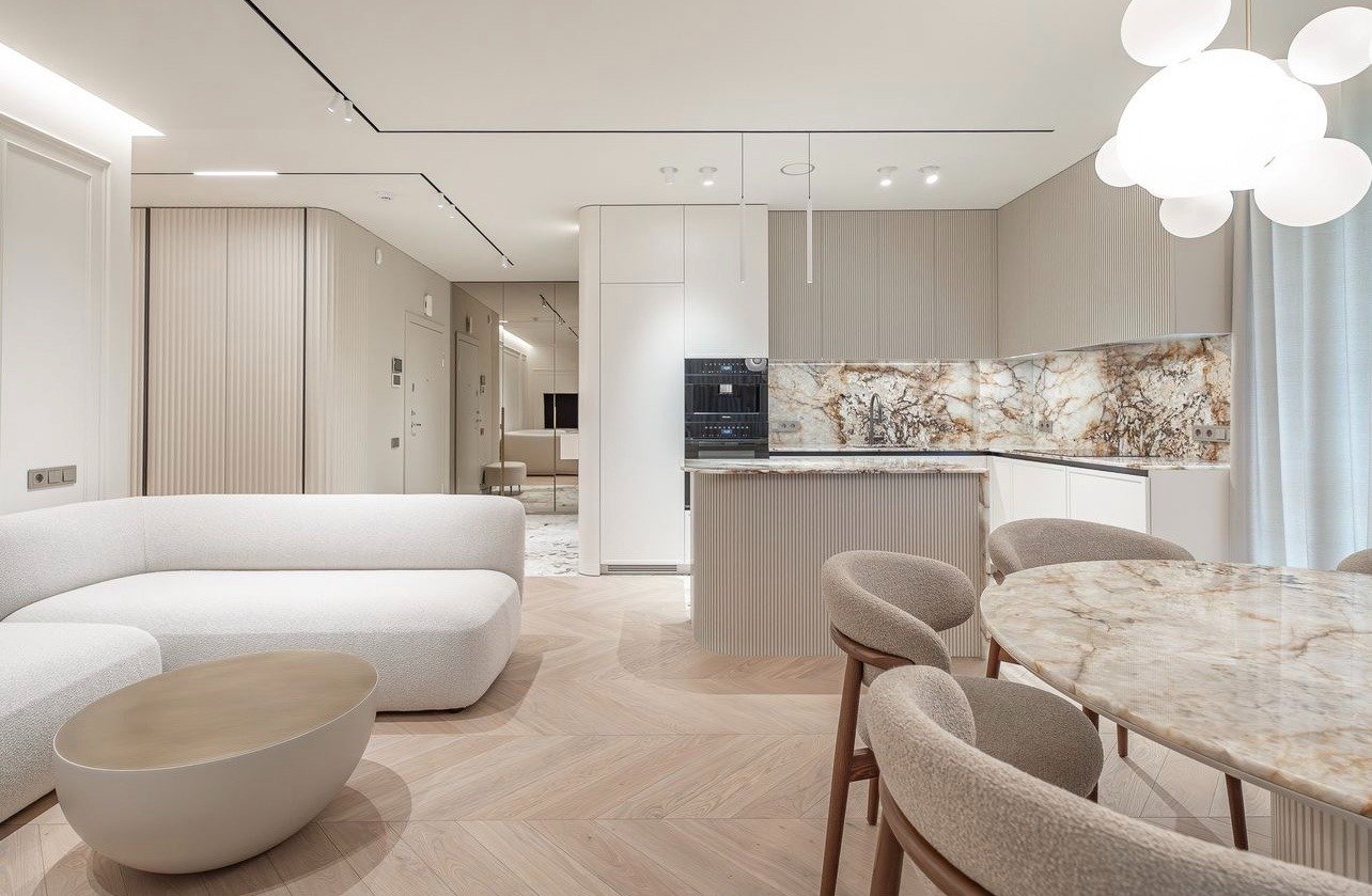 Čiurlionio Apartment – custom furniture, photo 6 – Estubos Baldai